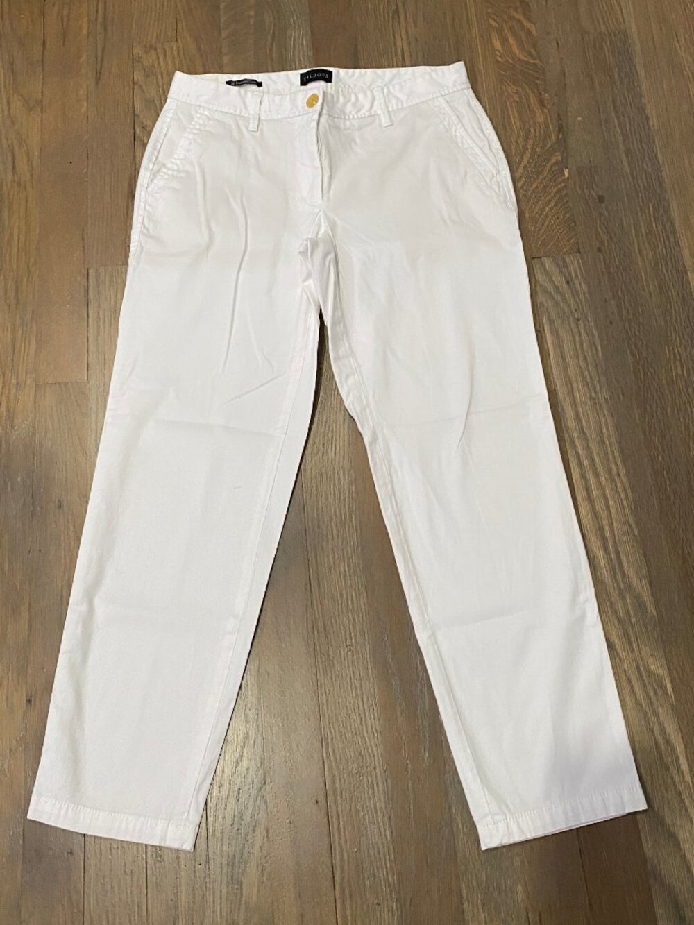 Talbots 2P Relaxed Chino - White